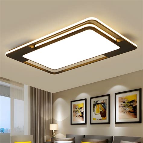 Flush Mount Ceiling Light with Built